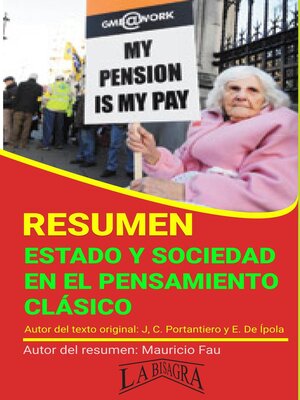 cover image of Resumen de Estado y Sociedad en el Pensamiento Clásico de Portantiero y De Ípola
